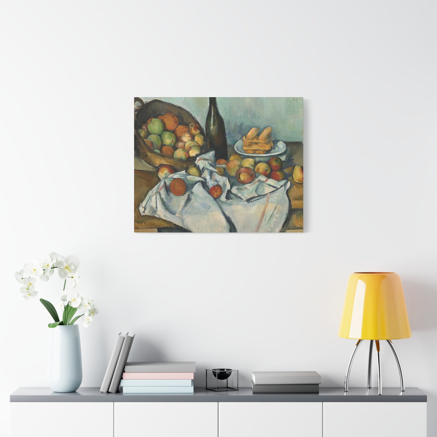 Cézanne, Paul - Basket of Apples (1893) - Canvas Block, unframed
