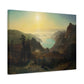 Bierstadt, Albert - Donner Lake from the Summit (1873) - Canvas Block, unframed