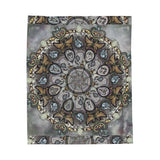 Pacio, Adam - Memento Mori Mandala - Velveteen Plush Blanket