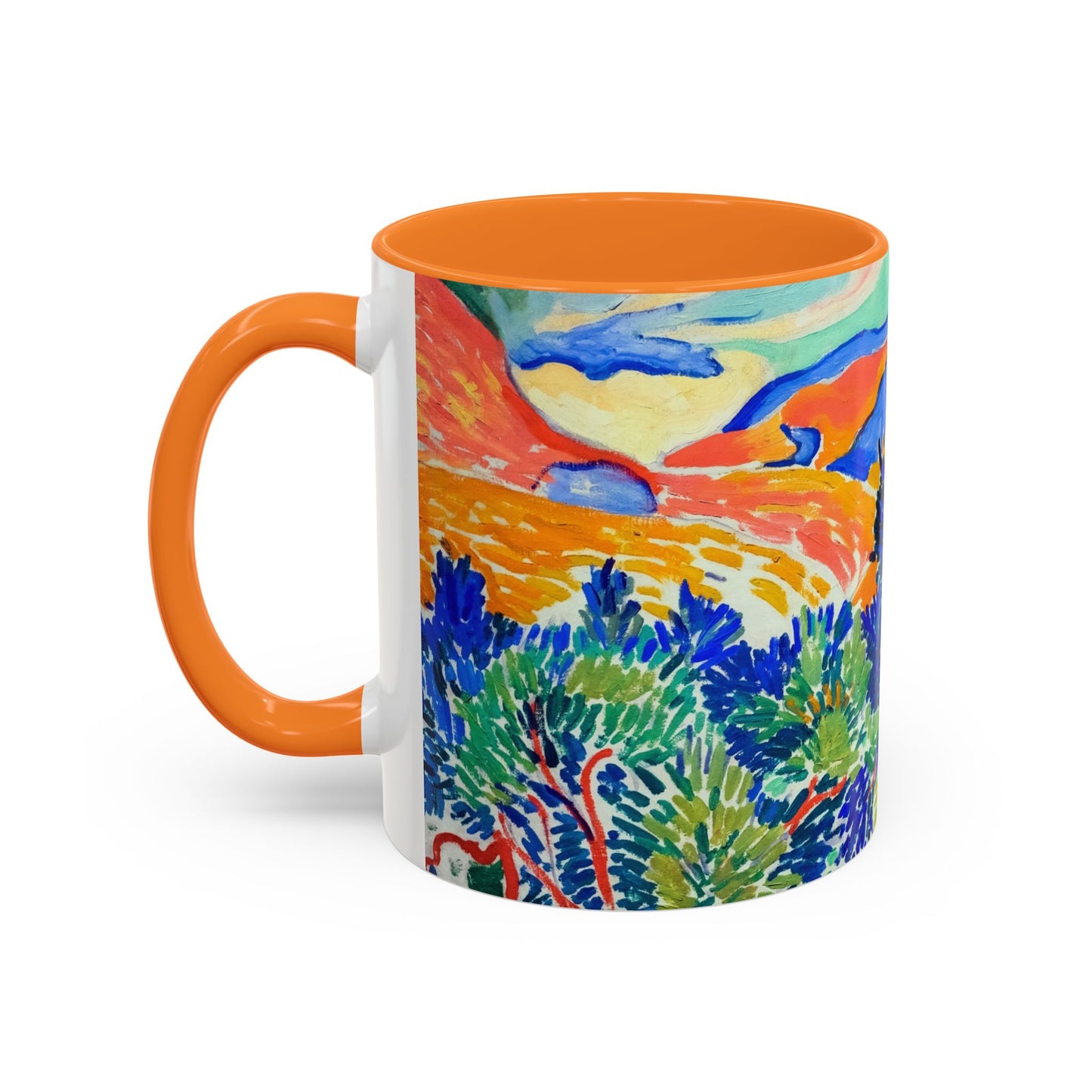 Derain, André - Mountains at Collioure (1905) - Colorful Accent Mugs