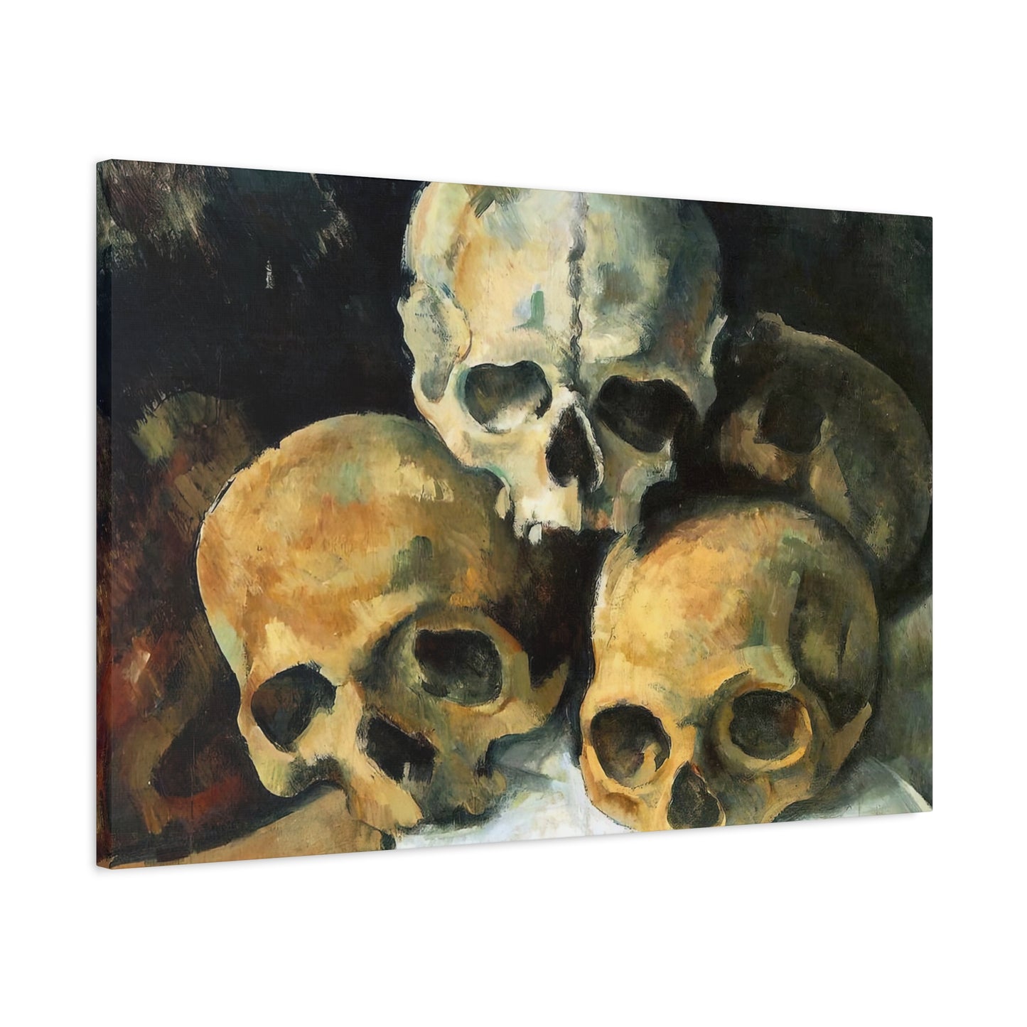 Cézanne, Paul - Pyramid of Skulls (1901) - Canvas Block, unframed