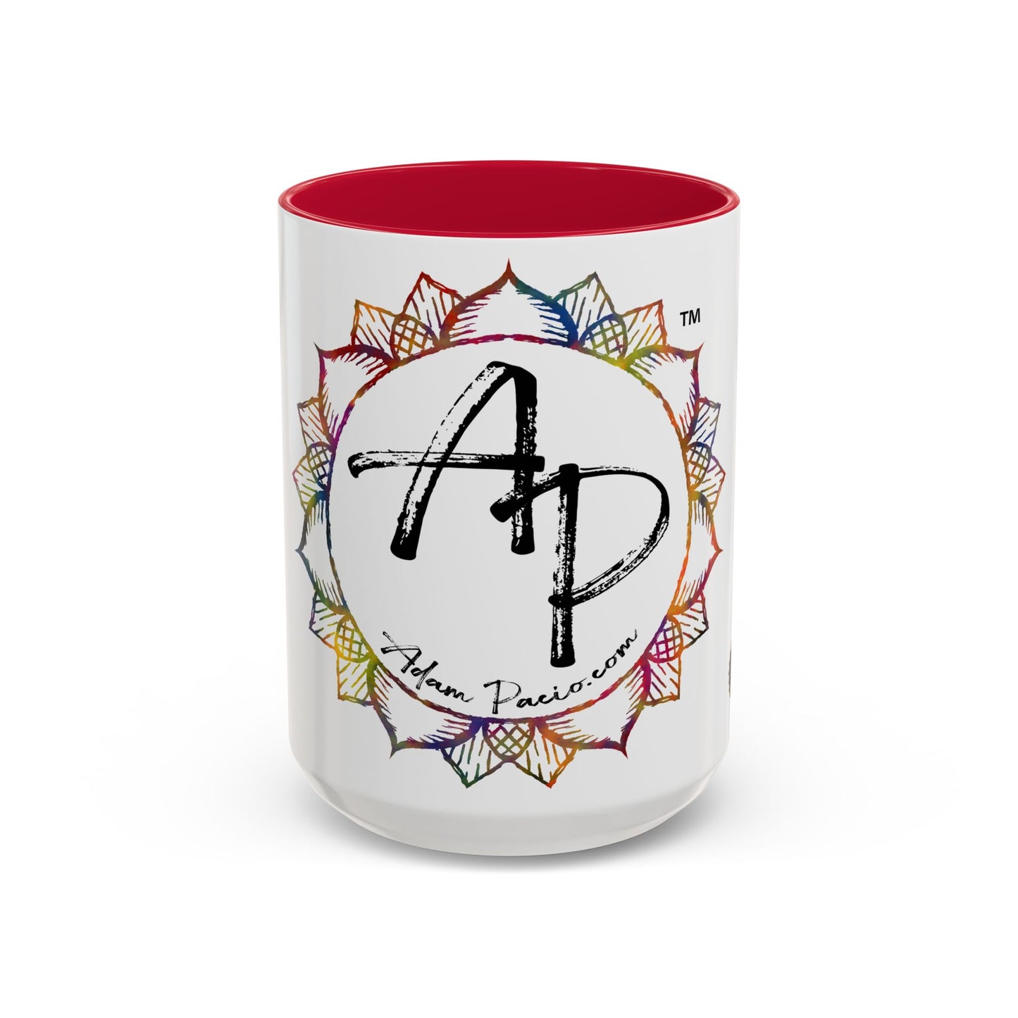 AdamPacio.com - White Logo - Colorful Accent Mugs