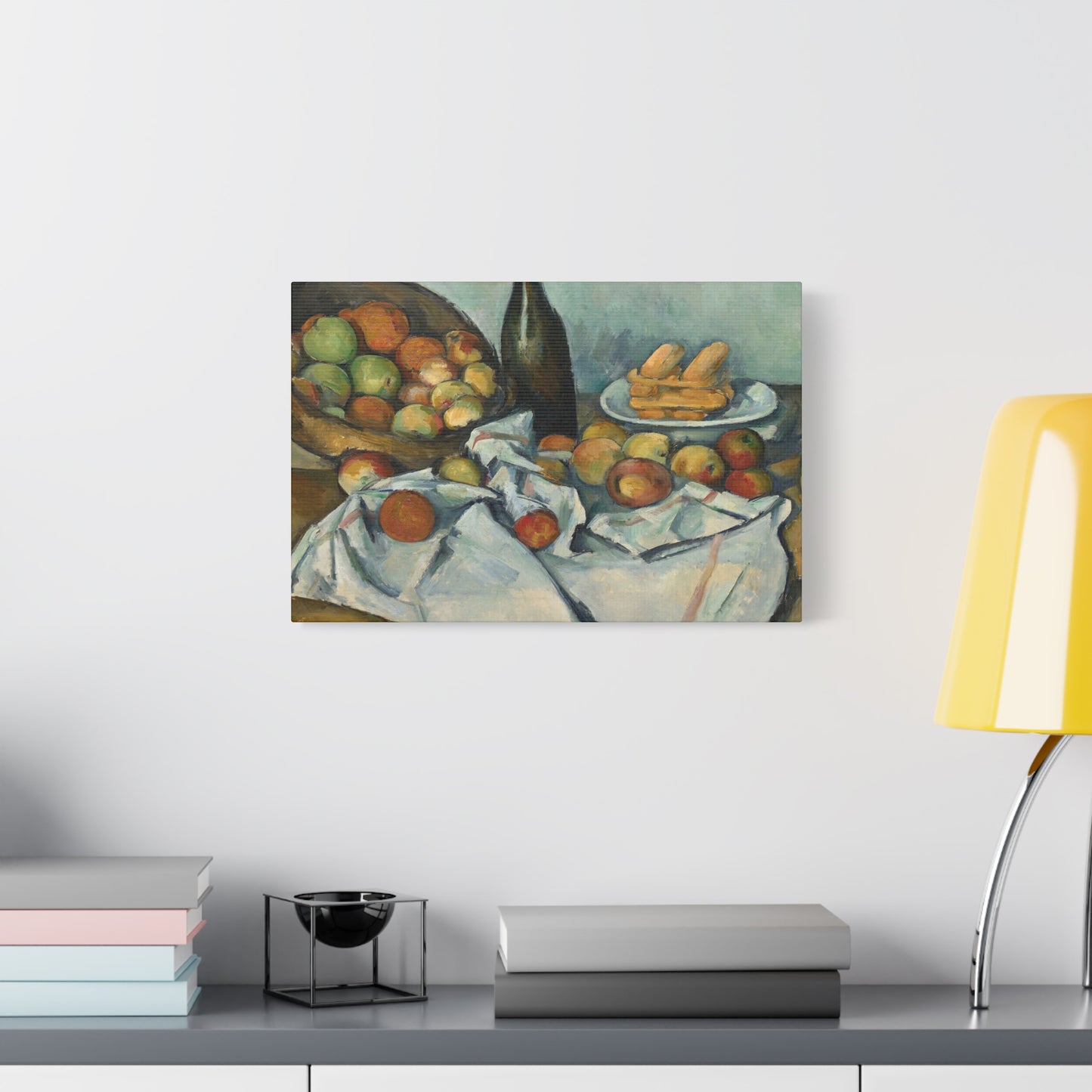 Cézanne, Paul - Basket of Apples (1893) - Canvas Block, unframed