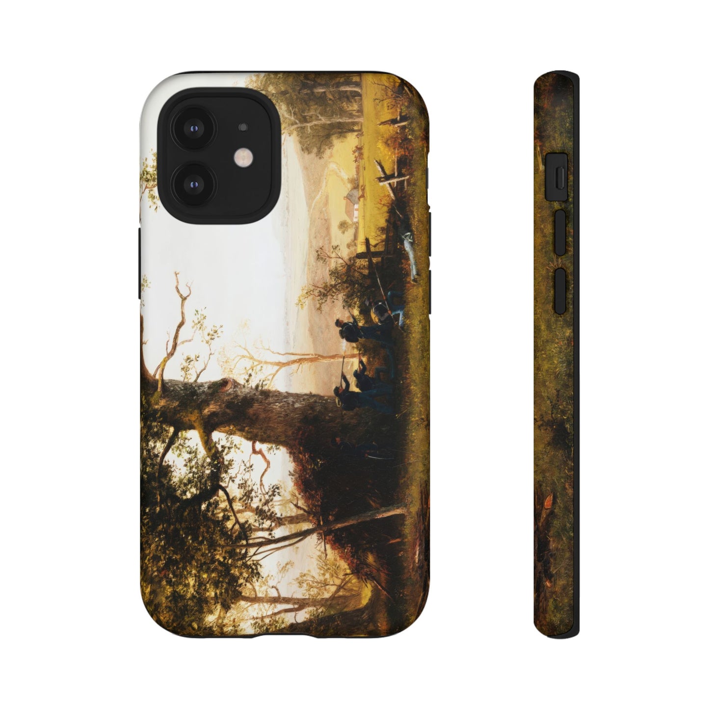 Bierstadt, Albert -  Guerrilla Warfare (1861) - Tough Phone Cases
