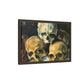 Cézanne, Paul - Pyramid of Skulls (1901) - Matte Canvas, Framed