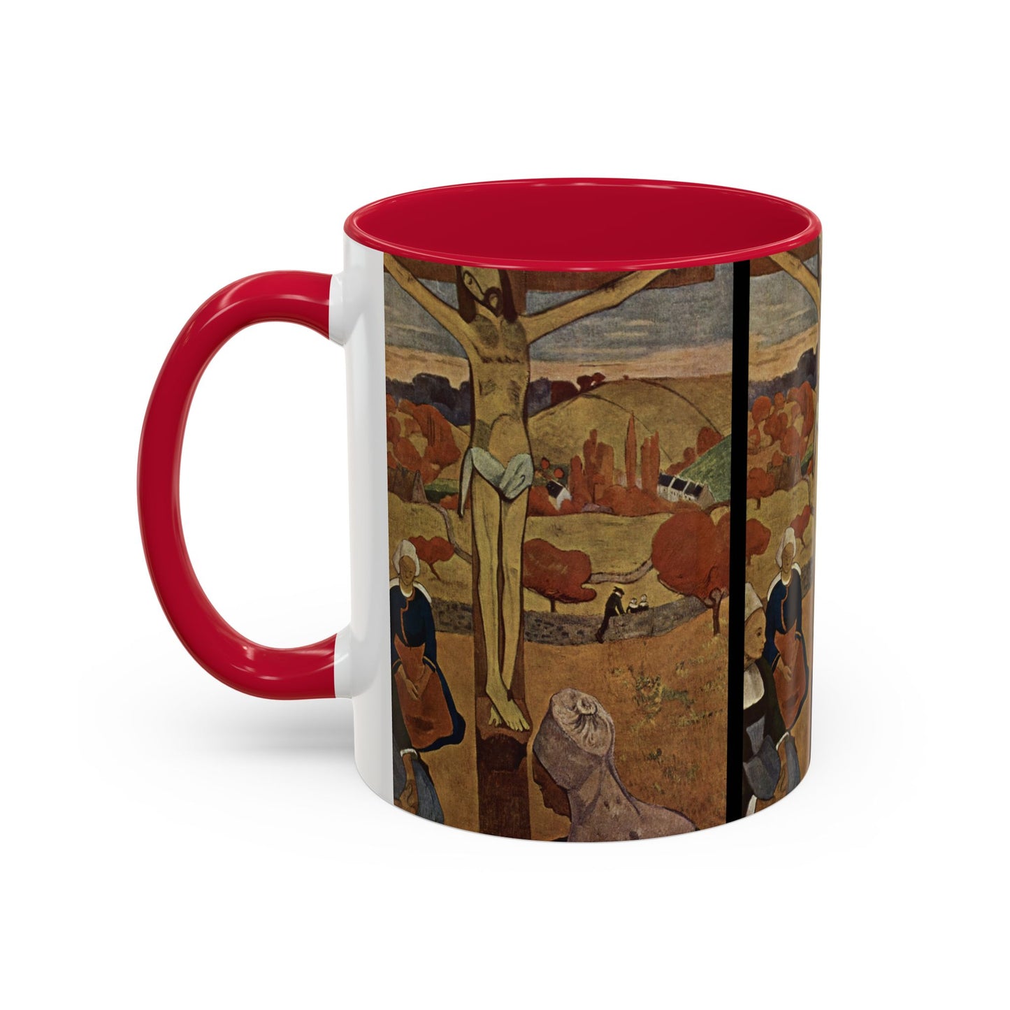 Gauguin, Paul - The Yellow Christ (1889) - Colorful Accent Mugs