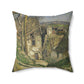 Cézanne, Paul - The House of the Hanged Man, Auvers-sur-Oise (1874) - Suede Square Pillow