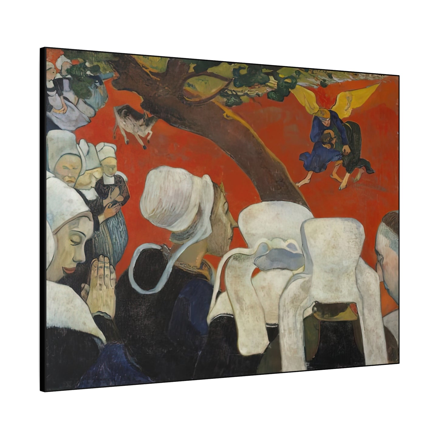 Gauguin, Paul - Vision of the Sermon (1888) - Canvas Block, unframed