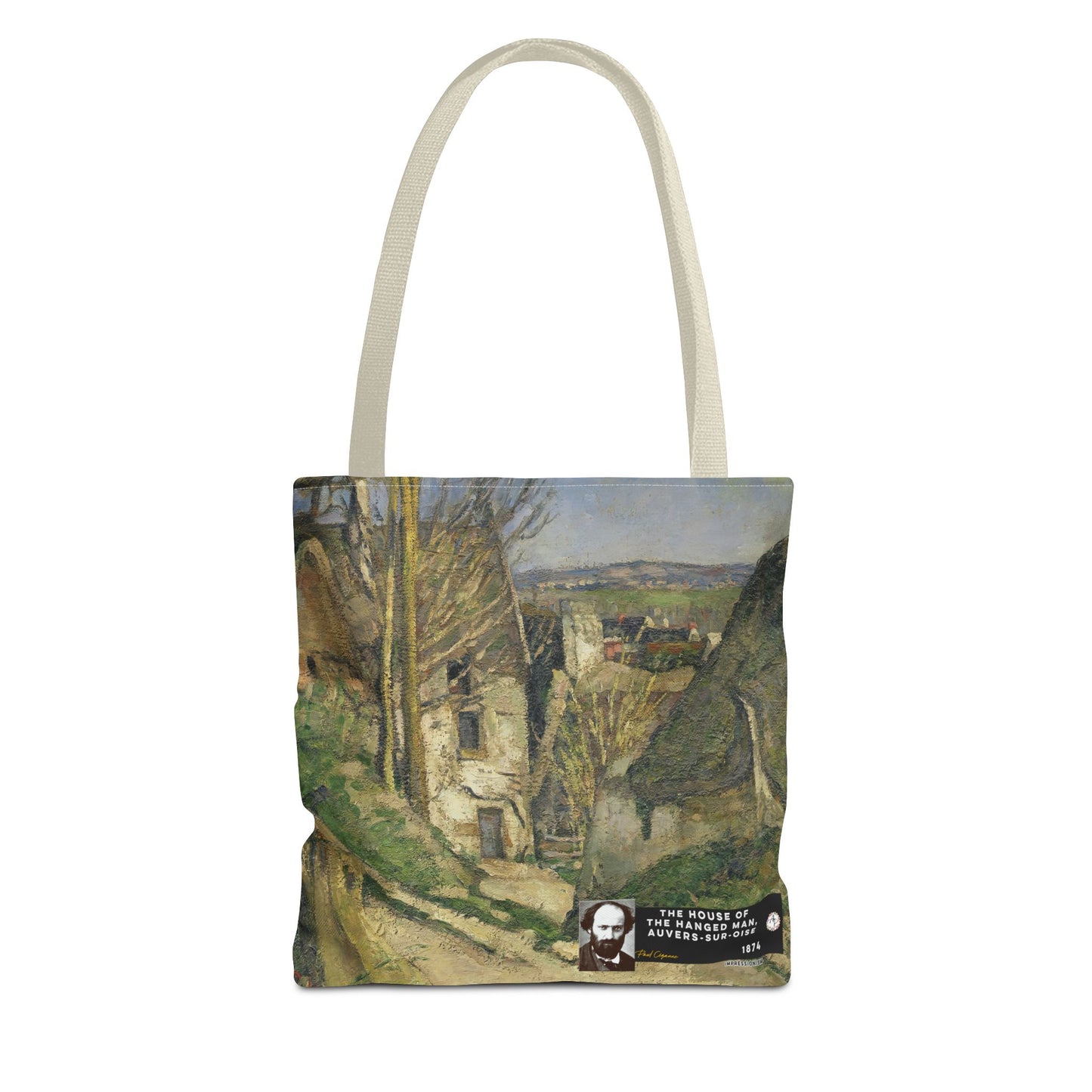 Cézanne, Paul - The House of the Hanged Man, Auvers-sur-Oise (1874) - Tote Bag