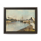 Morisot, Berthe - The Harbor at Lorient (1869) - Matte Canvas, Framed