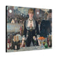 Manet, Édouard - A Bar at the Folies-Bergère (1880) - Canvas Block, unframed