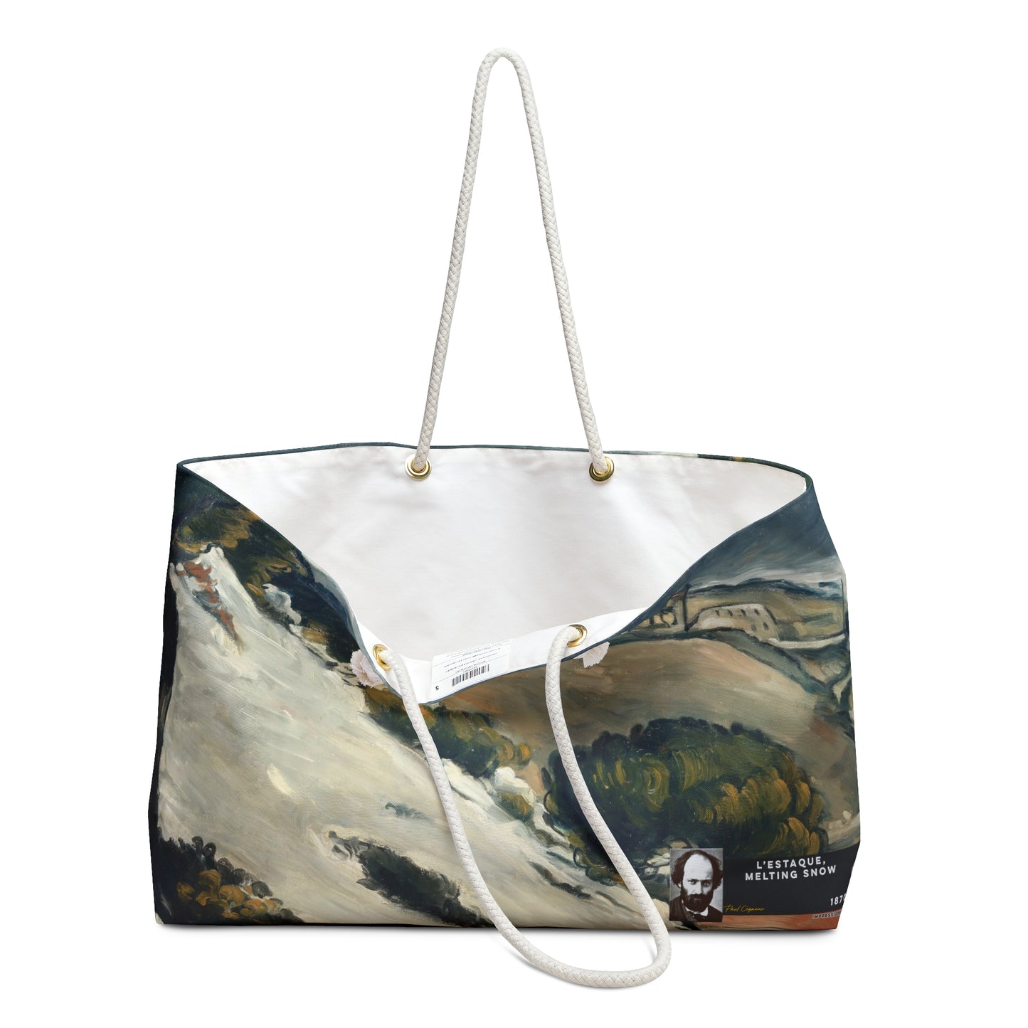 Cézanne, Paul - L’Estaque, Melting Snow (1870) - Weekender Bag