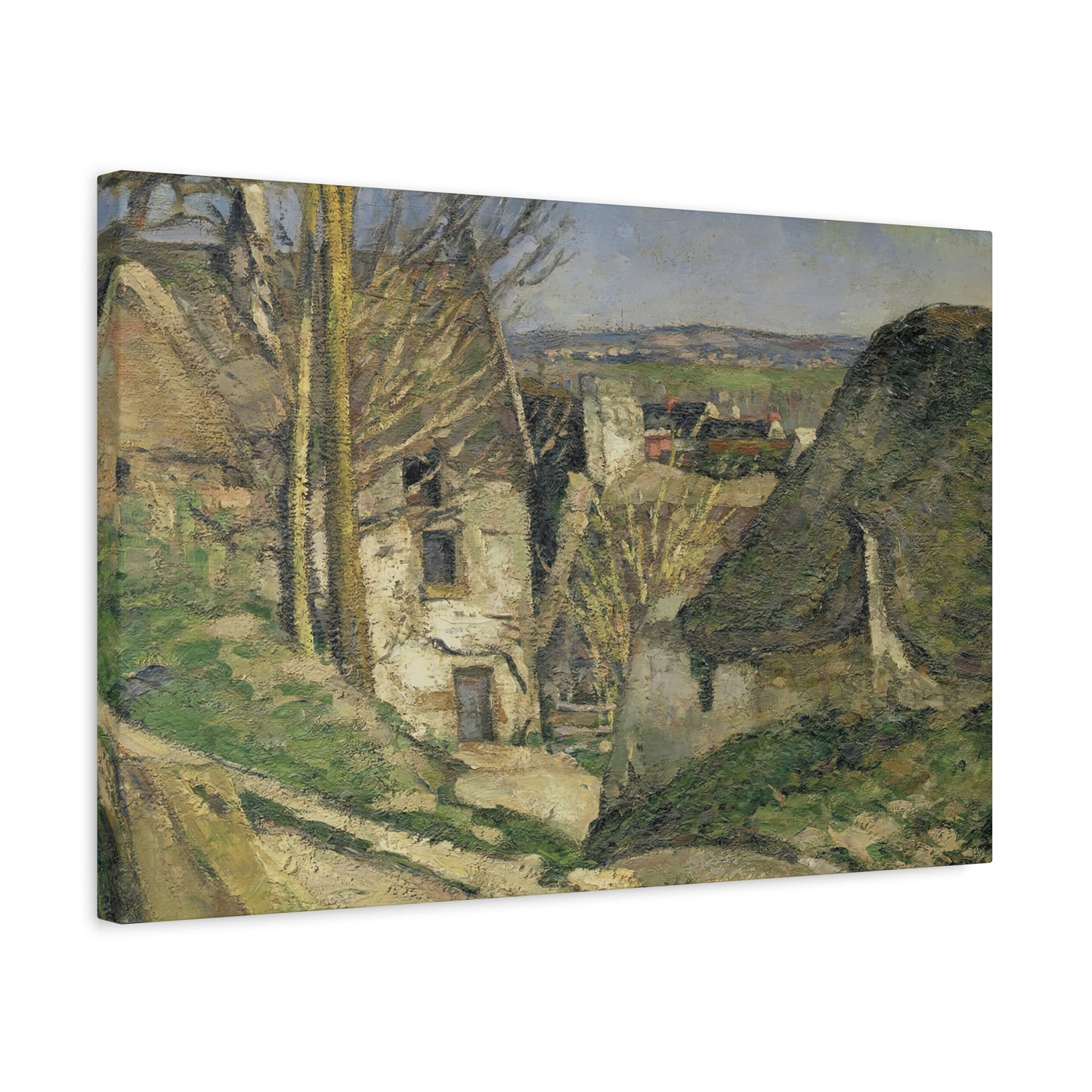 Cézanne, Paul - The House of the Hanged Man (1874) - Canvas Block, unframed