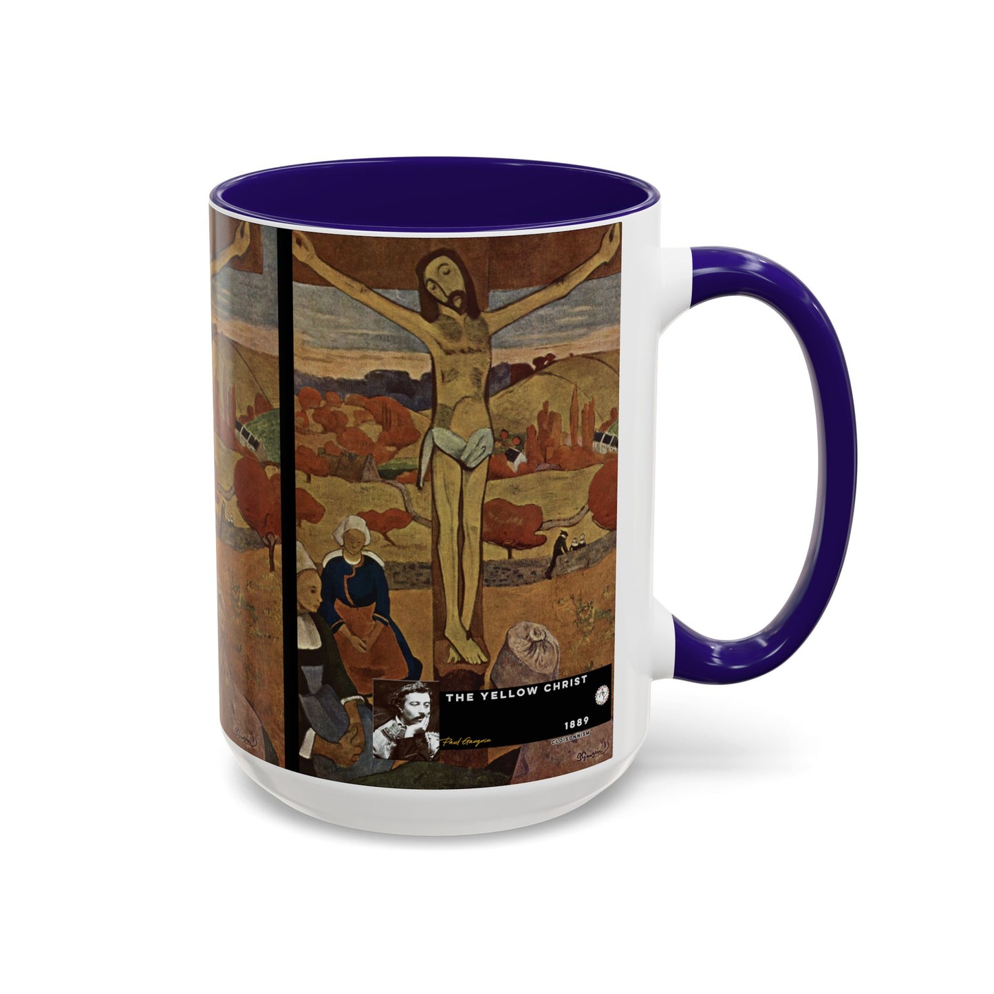 Gauguin, Paul - The Yellow Christ (1889) - Colorful Accent Mugs