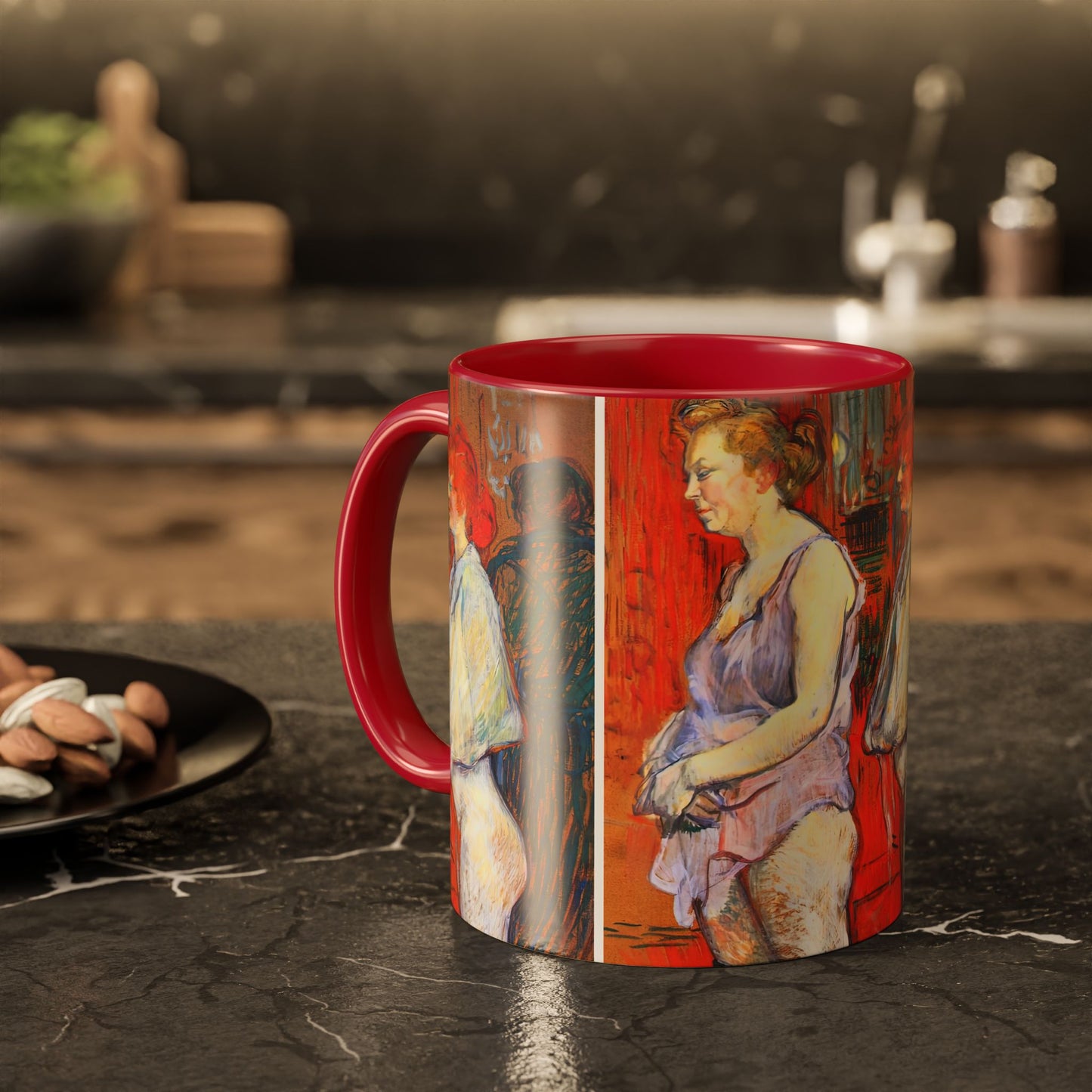 Toulouse-Lautrec, Henri - The Medical Inspection (1894) - Colorful Accent Mugs