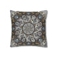 Pacio, Adam - Memento Mori Mandala - Suede Square Pillowcase