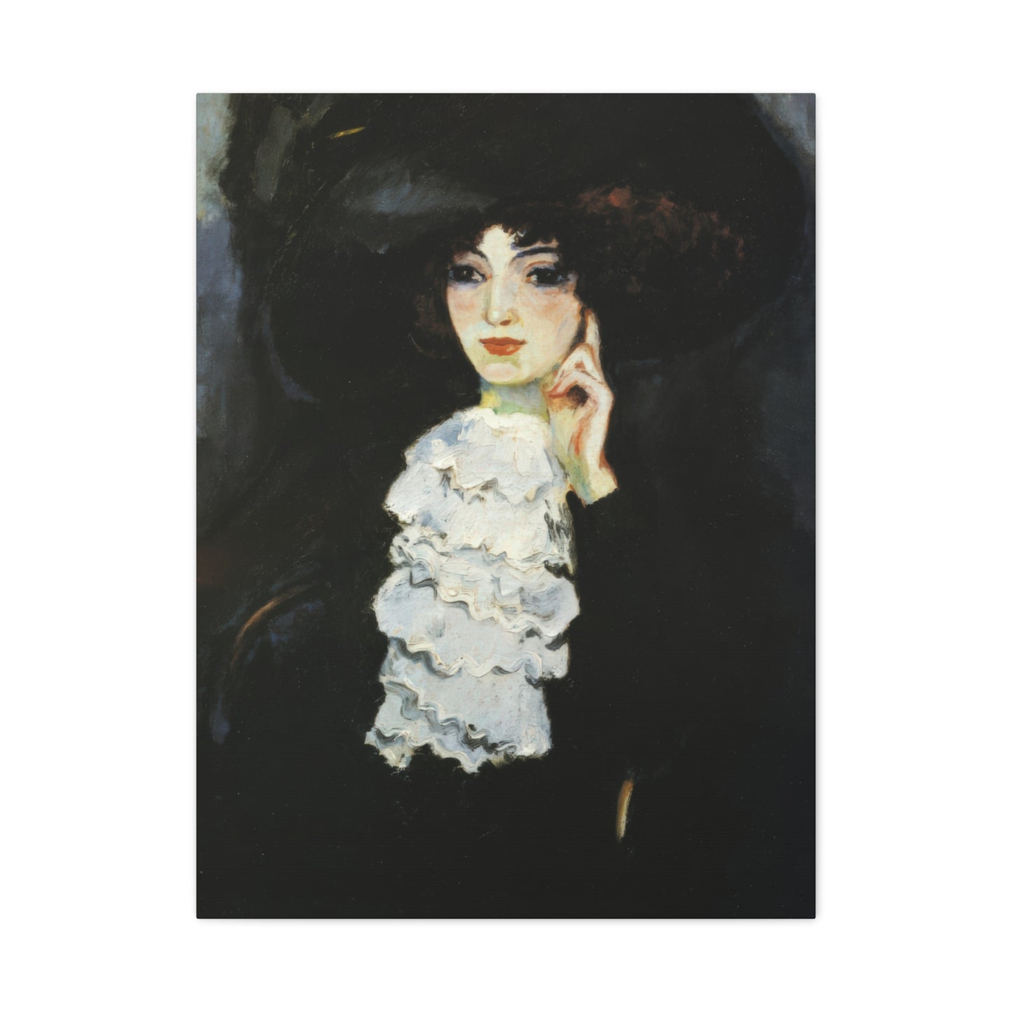 Van Dongen, Kees - Woman with Frill (1905) - Canvas Block, unframed