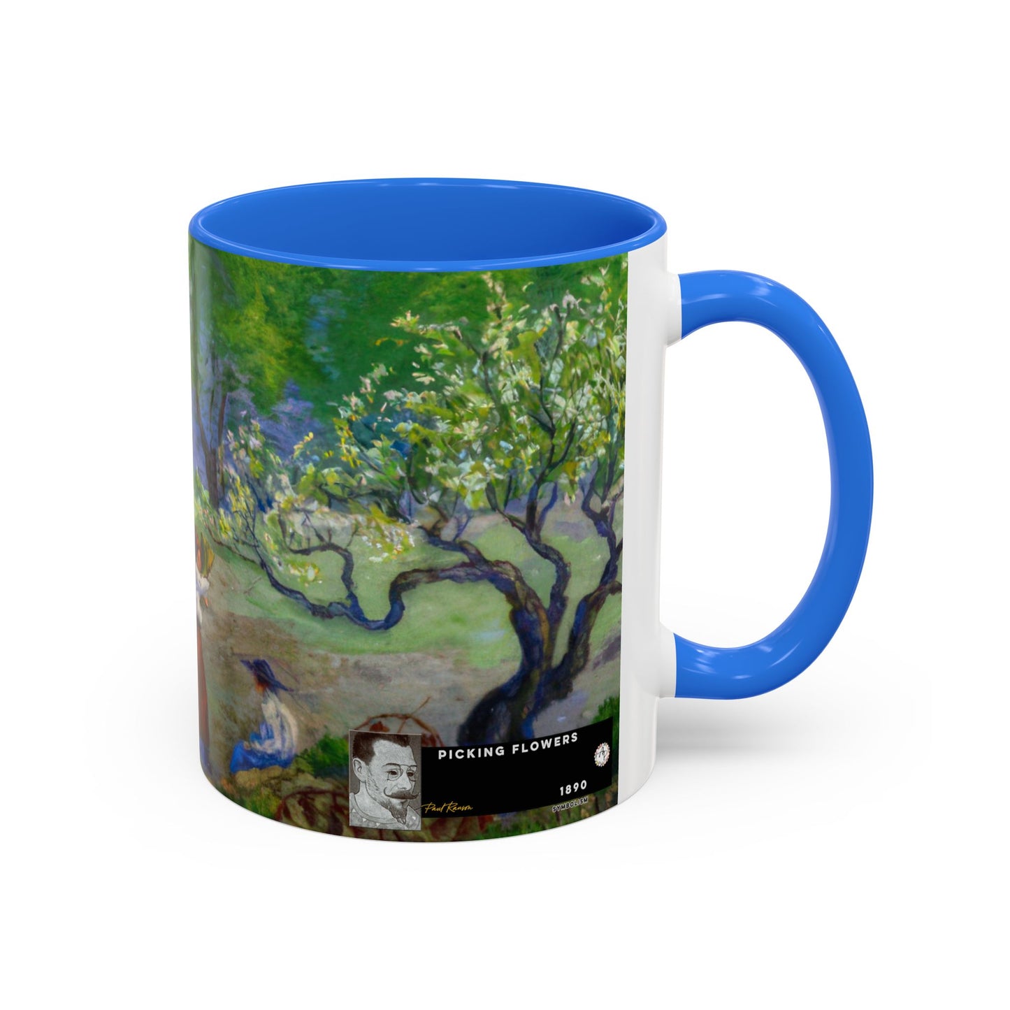 Ranson, Paul - Picking Flowers (1890) - Colorful Accent Mugs