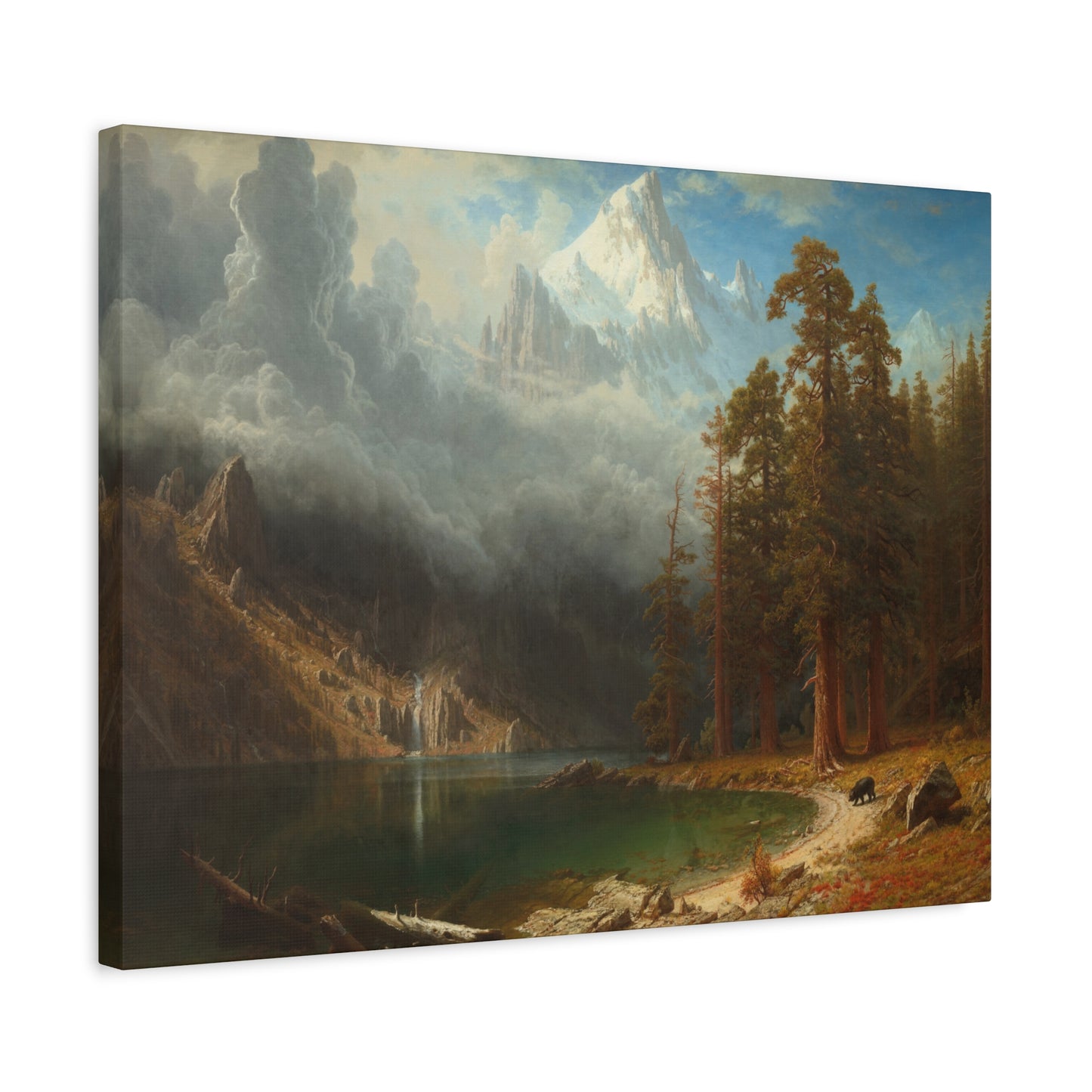 Bierstadt, Albert - Mount Corcoran (1877)- Canvas Block, unframed