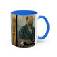 Cézanne, Paul - Portrait of the Artist with a Palette (1890) - Colorful Accent Mugs