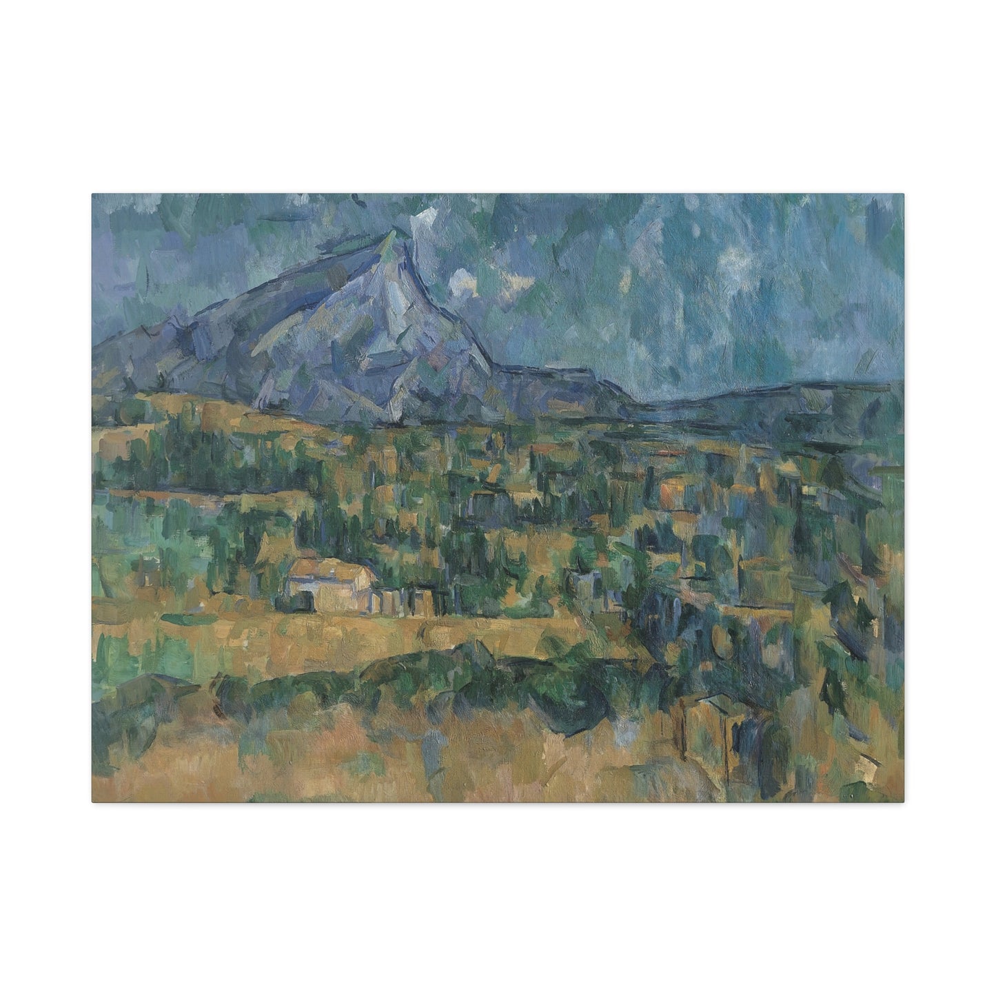 Cézanne, Paul - Mont Sainte-Victoire (1902) - Canvas Block, unframed