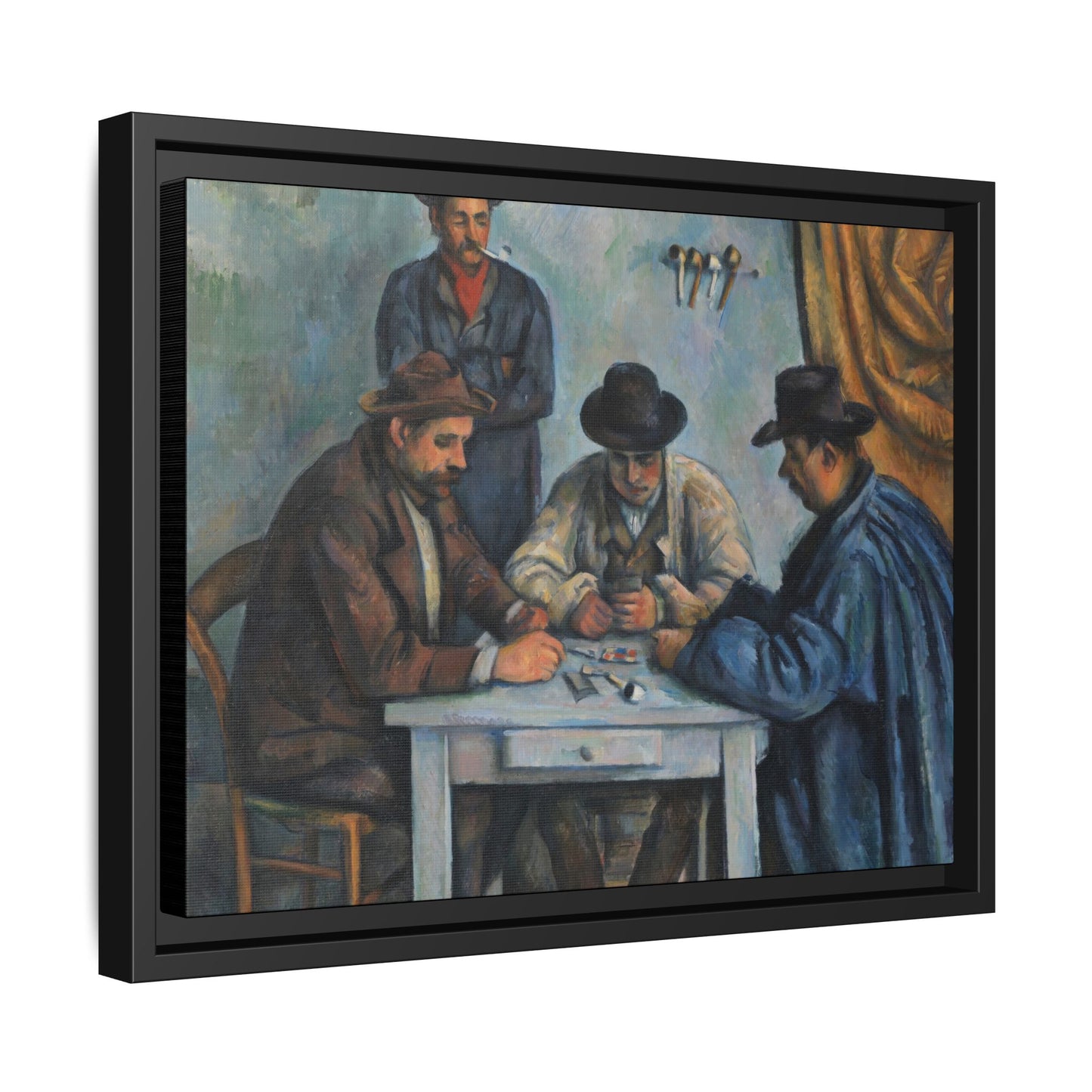 Cézanne, Paul - The Card Players (1892) - Matte Canvas, Framed