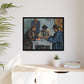 Cézanne, Paul - The Card Players (1892) - Matte Canvas, Framed