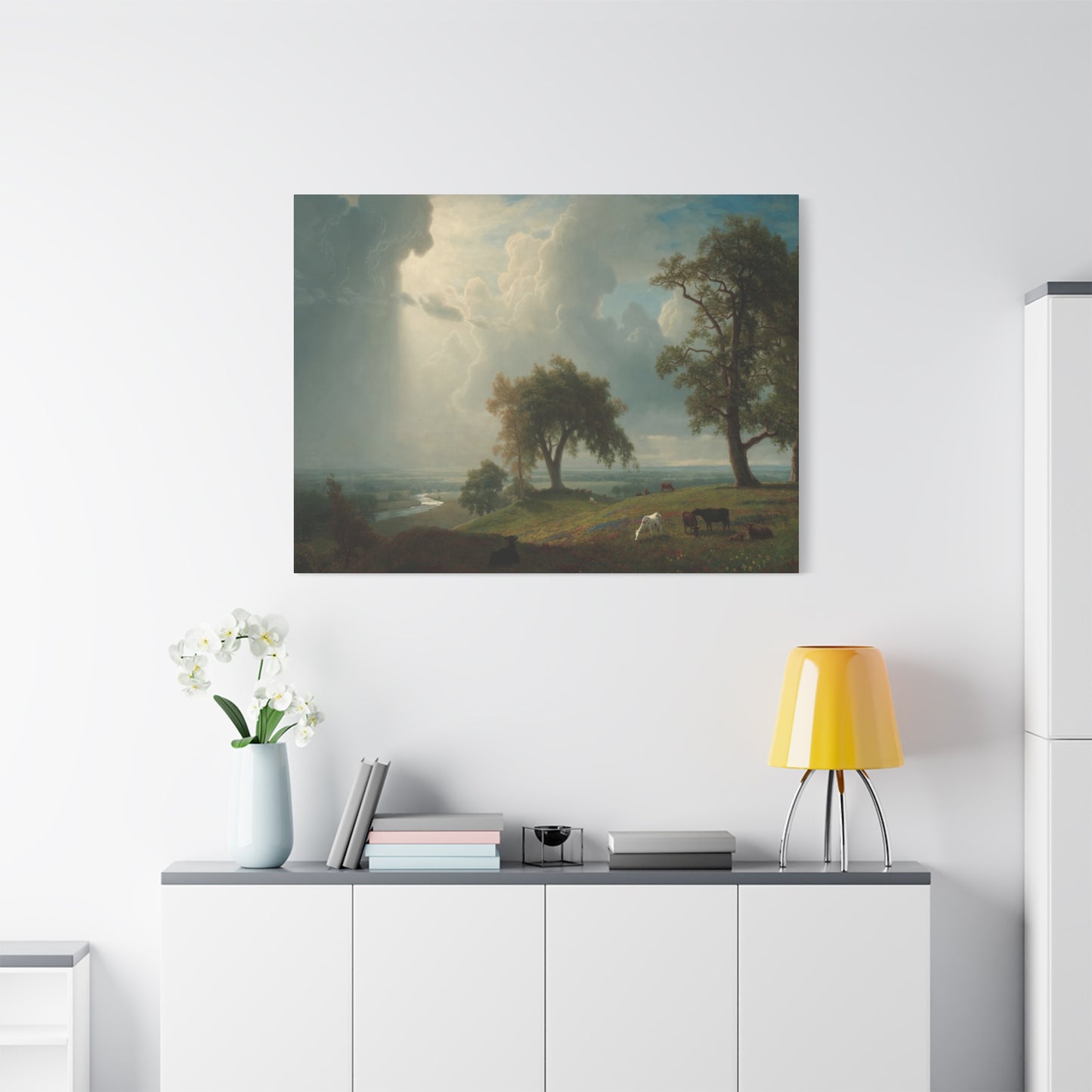 Bierstadt, Albert - California Spring (1875) - Canvas Block, unframed