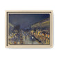 Pissarro, Camille - The Boulevard Montmartre At Night (1897) - Matte Canvas, Framed