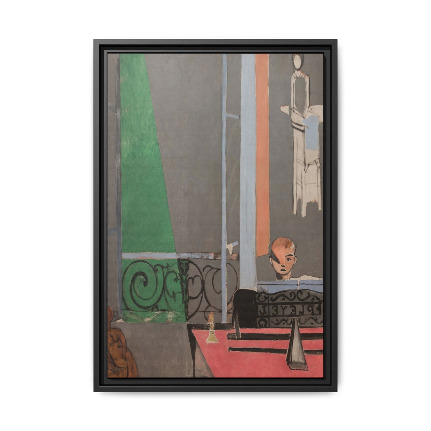 Matisse, Henri - Piano Lesson (1916) - Matte Canvas, Framed