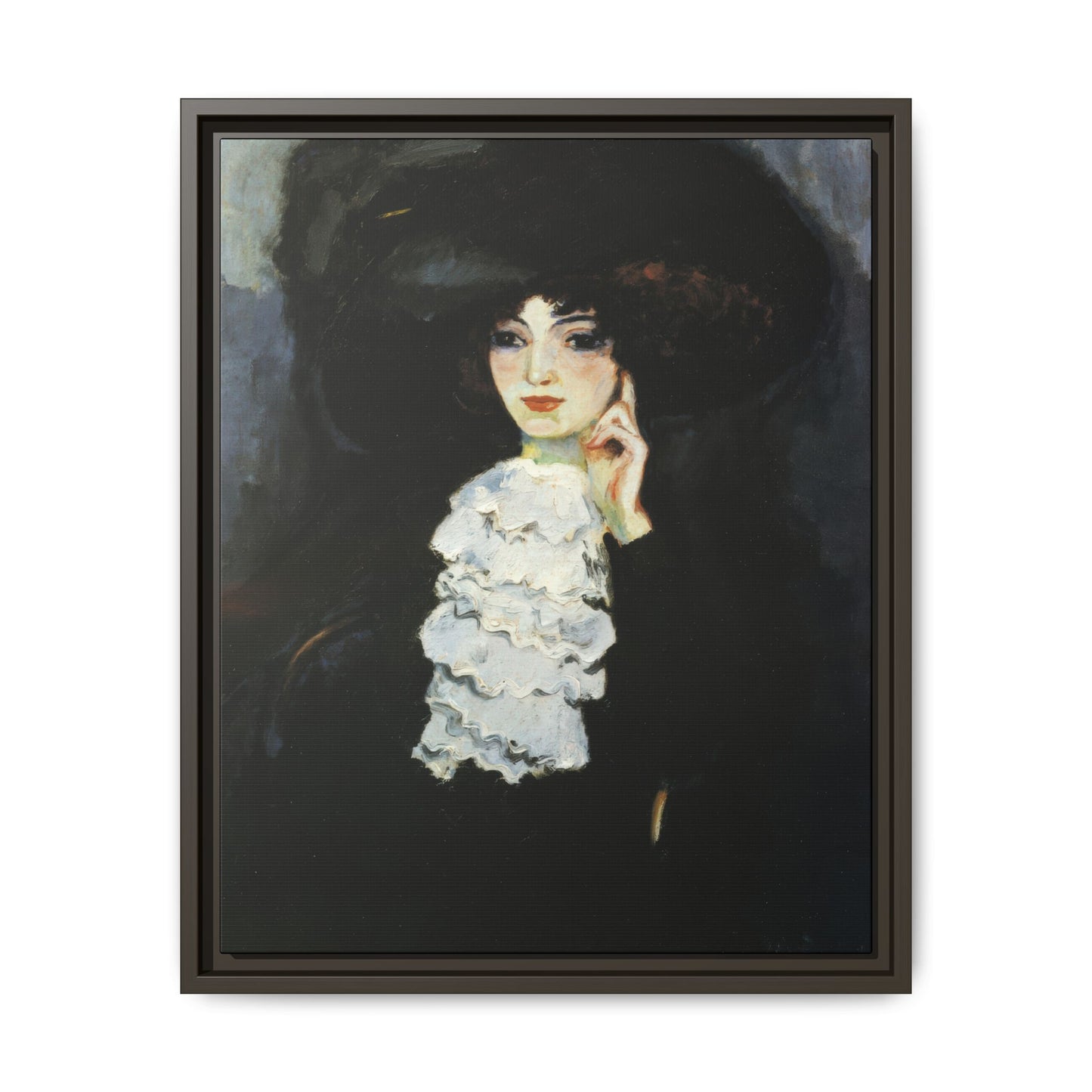 Van Dongen, Kees - Woman with Frill (1905) - Matte Canvas, Framed