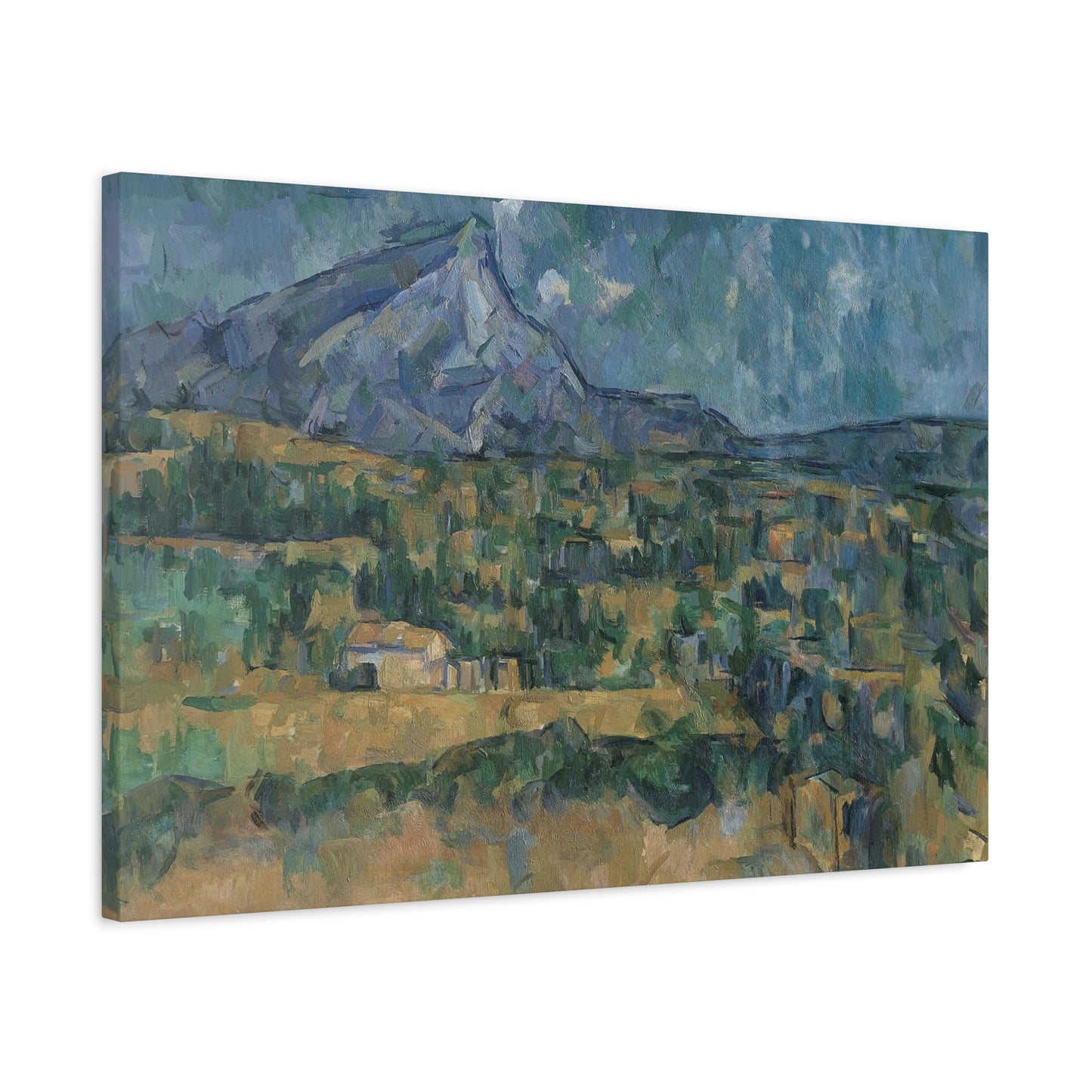 Cézanne, Paul - Mont Sainte-Victoire (1902) - Canvas Block, unframed
