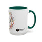 AdamPacio.com - White Logo - Colorful Accent Mugs