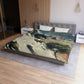 Cézanne, Paul - L’Estaque, Melting Snow (1870) - Microfiber Duvet Cover