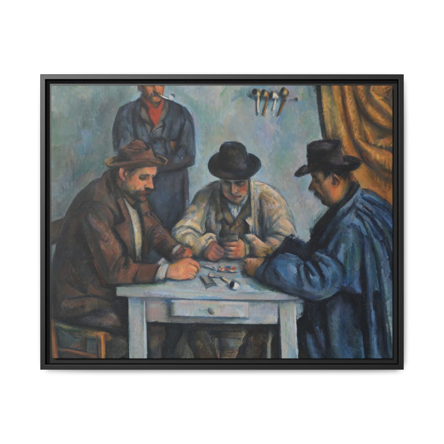 Cézanne, Paul - The Card Players (1892) - Matte Canvas, Framed