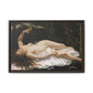 Courbet, Gustave - Woman with a Parrot (1866) - Matte Canvas, Framed