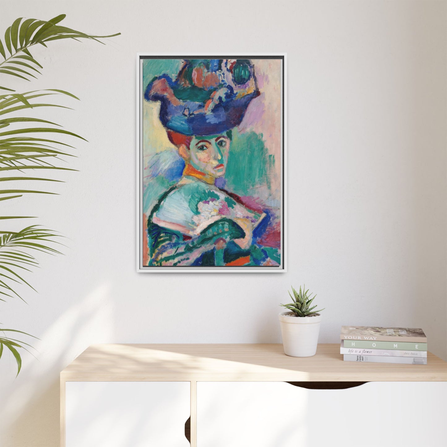 Matisse, Henri - Woman with a Hat (1905) - Matte Canvas, Framed