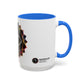 AdamPacio.com - Black Logo - Colorful Accent Mugs