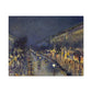 Pissarro, Camille - The Boulevard Montmartre At Night (1897) - Canvas Block, unframed