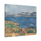 Cézanne, Paul - The Bay of Marseille, Seen from L'Estaque (1885) - Canvas Block, unframed