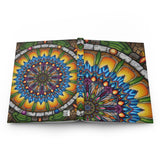 Emerald Arrows Mandala - Hardcover Journal Matte