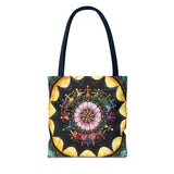 Obsidian Grandmothers Mandala - Tote Bag