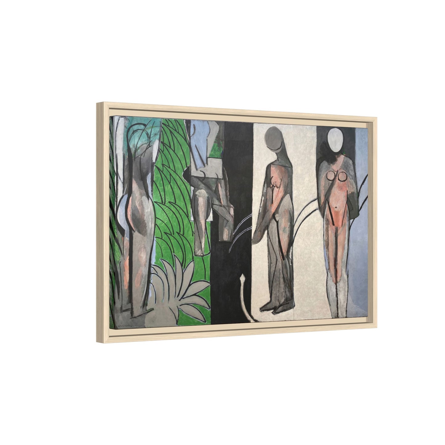 Matisse, Henri - Bathers by a River (1917) - Matte Canvas, Framed