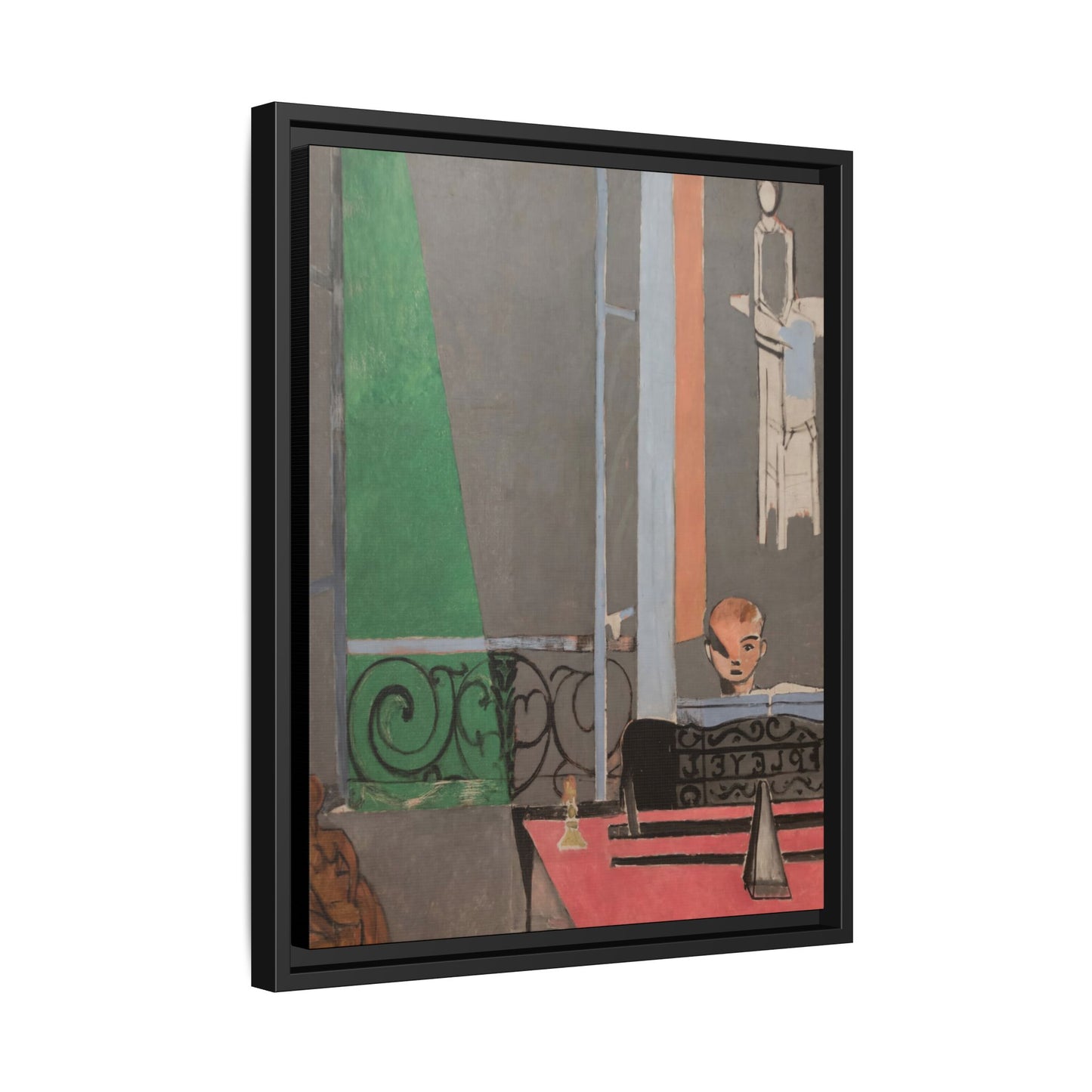 Matisse, Henri - Piano Lesson (1916) - Matte Canvas, Framed