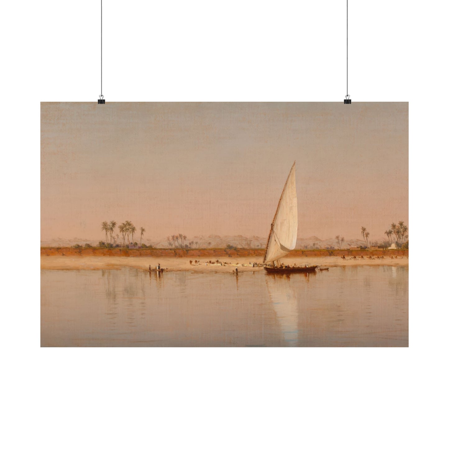Gifford, Sanford Robinson - On the Nile (1872) - Satin Posters