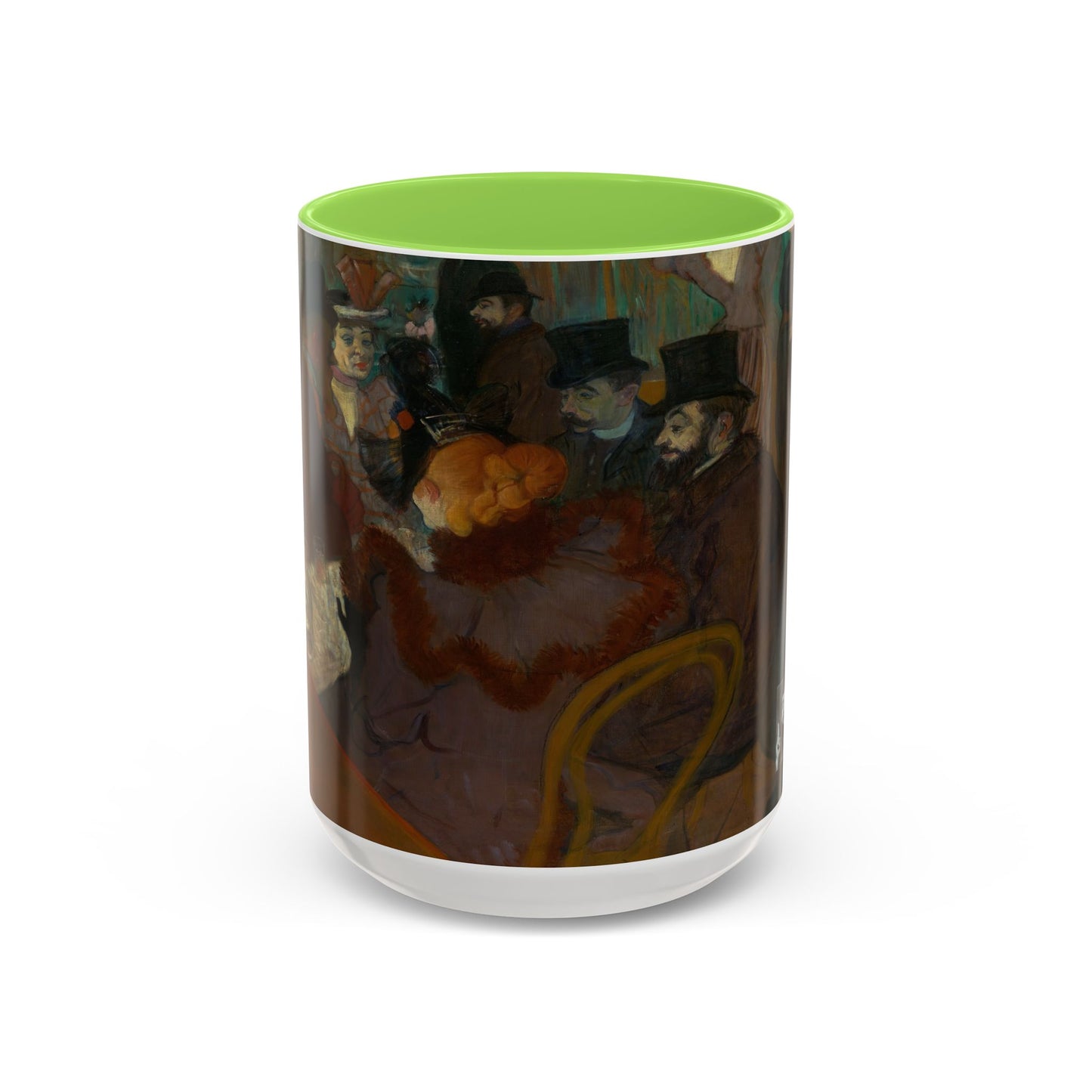 Toulouse-Lautrec, Henri - At the Moulin Rouge (1892) - Colorful Accent Mugs