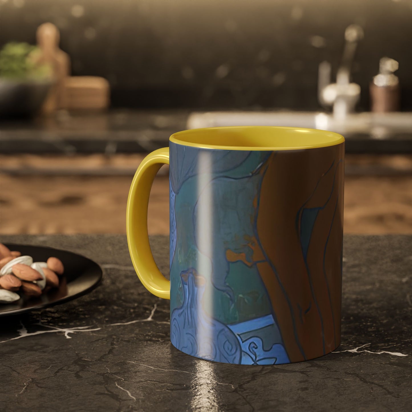 Ranson, Paul - The Blue Bather (1891) - Colorful Accent Mugs