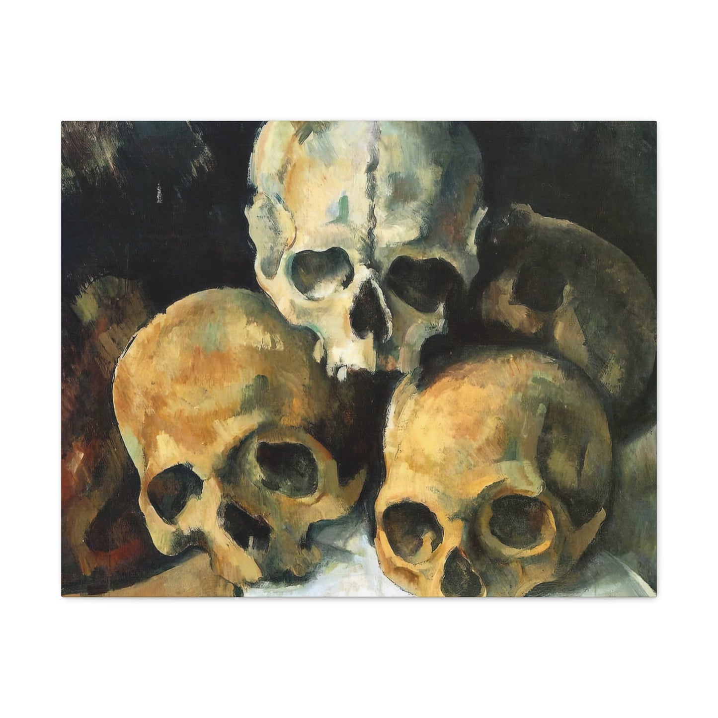 Cézanne, Paul - Pyramid of Skulls (1901) - Canvas Block, unframed