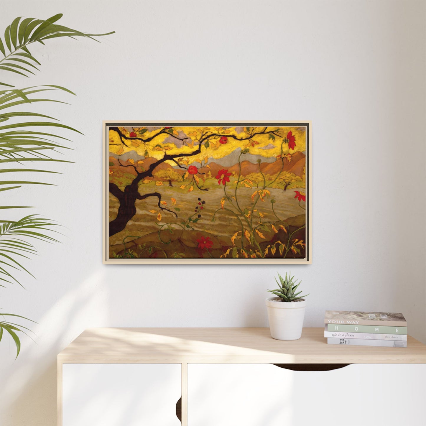 Ranson, Paul - Apple Tree with Red Fruit (1902) - Matte Canvas, Framed