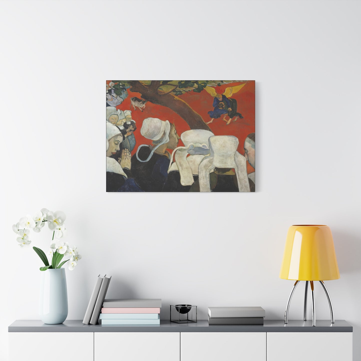 Gauguin, Paul - Vision of the Sermon (1888) - Canvas Block, unframed